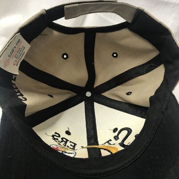 Sams Cap Steelers One Size Hat Adjustable Baseball Wool Blend Vintage Embroidery - Picture 6 of 8